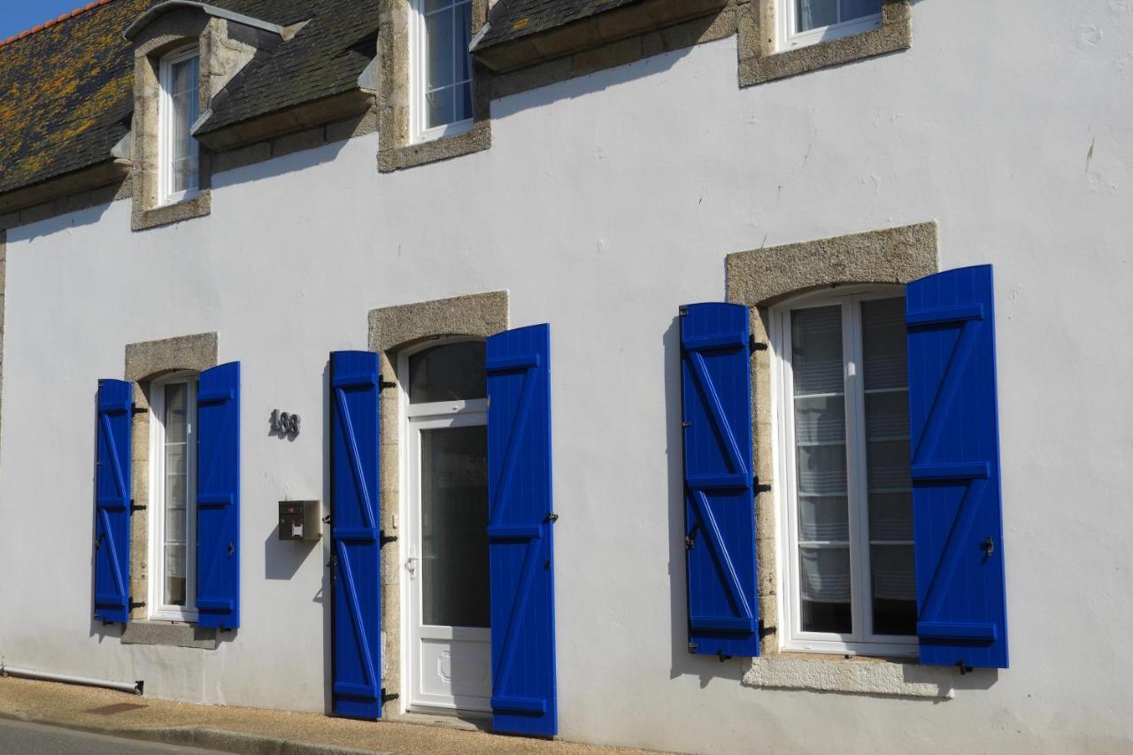 Saint-Guénolé Les Volets Bleus Bed & Breakfast エクステリア 写真